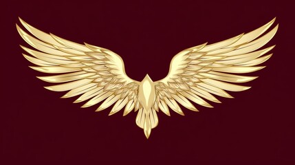 Obraz premium Golden Wings Regal Avian Symbol of Power and Majesty