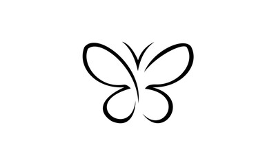 butterfly icon vector illustration