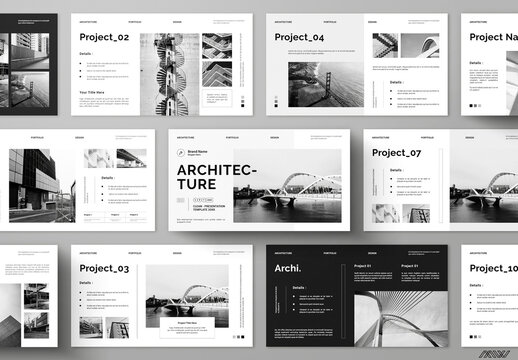 Architecture Portfolio Presentation Layout