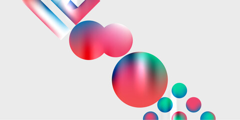 Triangles, circles, squares, rectangles design. Vector Illustration For Wallpaper, Banner, Background, Card, Book Illustration, landing page