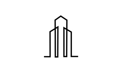 Building city logo vector