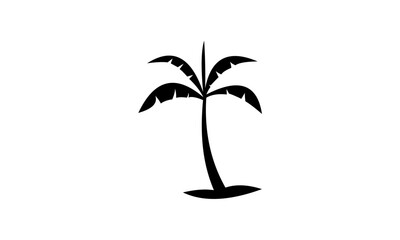 Palm tree logo vector