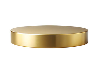Gold podiums png. Golden pedestal on an isolated transparent background. Podium for advertising, podium for products. PNG.