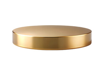 Gold podiums png. Golden pedestal on an isolated transparent background. Podium for advertising, podium for products. PNG.