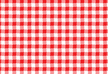 classic double checkerboard pattern, red, white Lumberjack or flanel pattern, paper pattern, seamless plaid pattern vector. Retro background fabric. Vintage checkered color geometric texture,