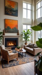 Cozy and Elegant Lounge Area