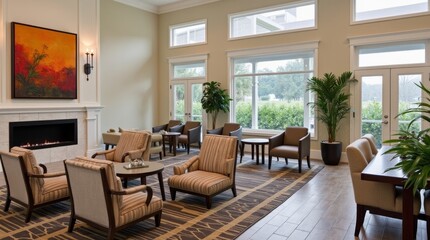 Cozy and Elegant Lounge Area