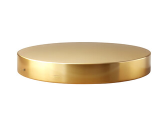 Gold podiums png. Golden pedestal on an isolated transparent background. Podium for advertising, podium for products. PNG.