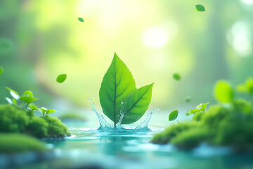 Animated eco icons, Micro-interaction, Dynamic nature, Motion graphics, Digital fluidity, Responsive design

