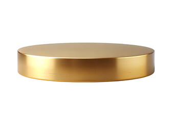 Gold podiums png. Golden pedestal on an isolated transparent background. Podium for advertising, podium for products. PNG.