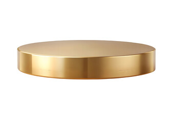 Gold podiums png. Golden pedestal on an isolated transparent background. Podium for advertising, podium for products. PNG.