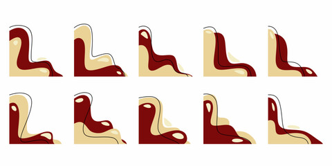 Abstract Blob Corner