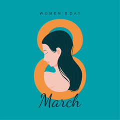 vector international women's day poster template