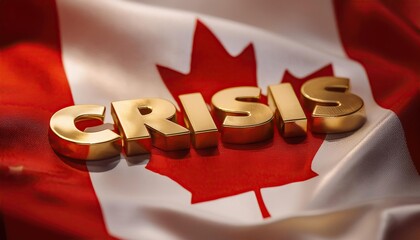 Crisis Situation Reflecting on the Canadian Flag