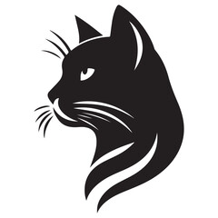 Cat silhouette design