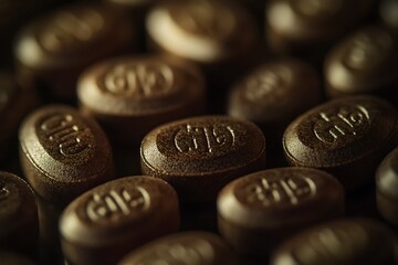 closeup of pills
