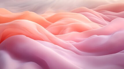 Fototapeta premium Abstract Pink and Orange Wave Pattern Design