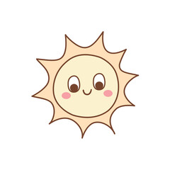 Cute sun