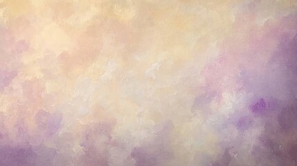 Abstract pastel watercolor background with soft purple and yellow tones.