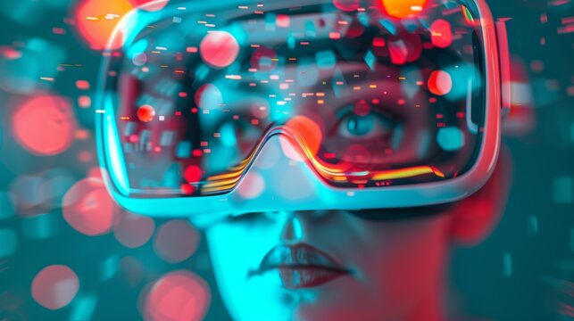Futuristic Strategies for Product Promotion - Front View Illustration of Cutting-Edge Marketing Techniques in a Modern Setting