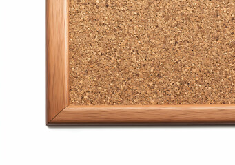 Wooden Framed Cork Board: Notice Board Texture