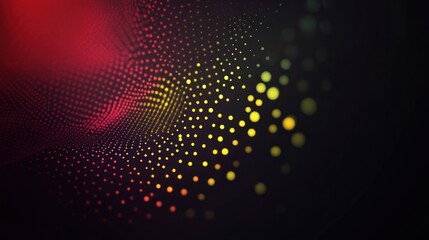 High-definition dark wallpaper in red and yellow colors