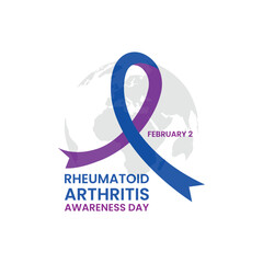 Vector illustration of Rheumatoid Arthritis Awareness Day