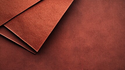 Fototapeta premium Close up of brown leather texture background with copy space for design.