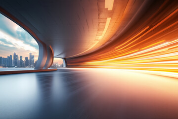 Minimalist speed light background