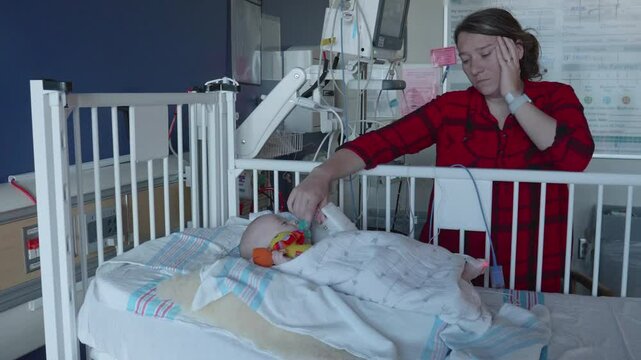 Mother with Baby at Hospital