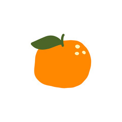 orange fruit icon design vector illustration