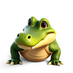 Fototapeta premium cartoon alligator 
