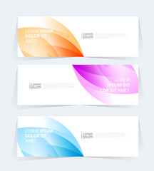 Fototapeta premium Geometric banner design with Vector presentation template.