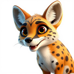 Obraz premium cartoon jackal