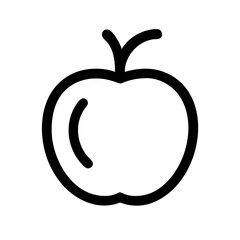 Apple Vector Icon &ndash; Fruit and Nature Symbol