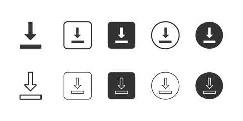 download, direct download, downloads, save file, downloading, save, down arrow, Essential Icons and Trending Styles for Mobile Apps, Websites, and Software. Minimalistic, Flat Design, Line Icons.