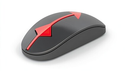 Mouse Click Cursor Icons: Computer mouse click cursor gray arrow icons set and loading icons.