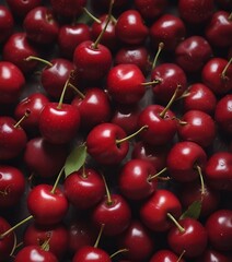 Fresh cherry fruits