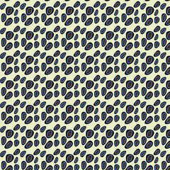 Seamless vector pattern. Modern stylish texture. Repeating geometric background with circles