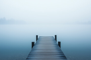 Fototapeta premium pier on the lake