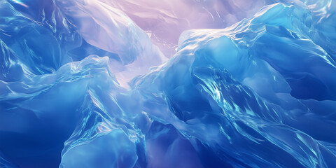 Fototapeta premium Glaciers Relaxing fluid imagery for
