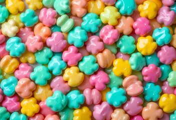 Obraz premium Sweet pastel candy background texture