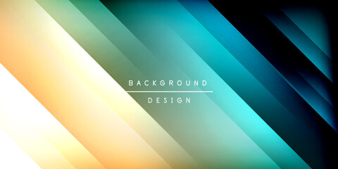 Dynamic shadow lines geometric shapes