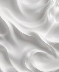 Fototapeta premium Soft focus image of an abstract white wavy pattern, blurred, soft focus, wavy