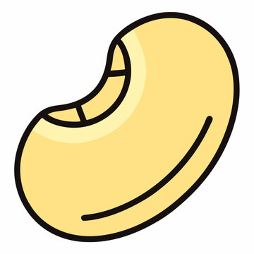 ooking kidney bean icon Outline cooking  vector illustration (2)