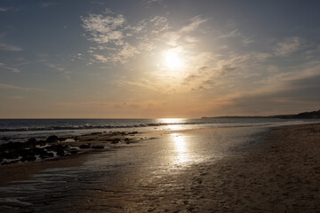 Obraz premium sunset on the beach