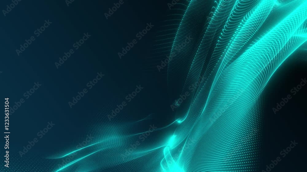 Wall mural abstract bokeh of dust particles floating in the air on black background. slow motion. abstract anim