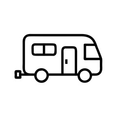 caravan icon design