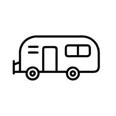 caravan icon design