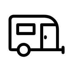 caravan icon design
